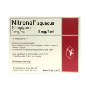 آمپول نیتروگلیسیرین نیترونال Nitronal Aqueous